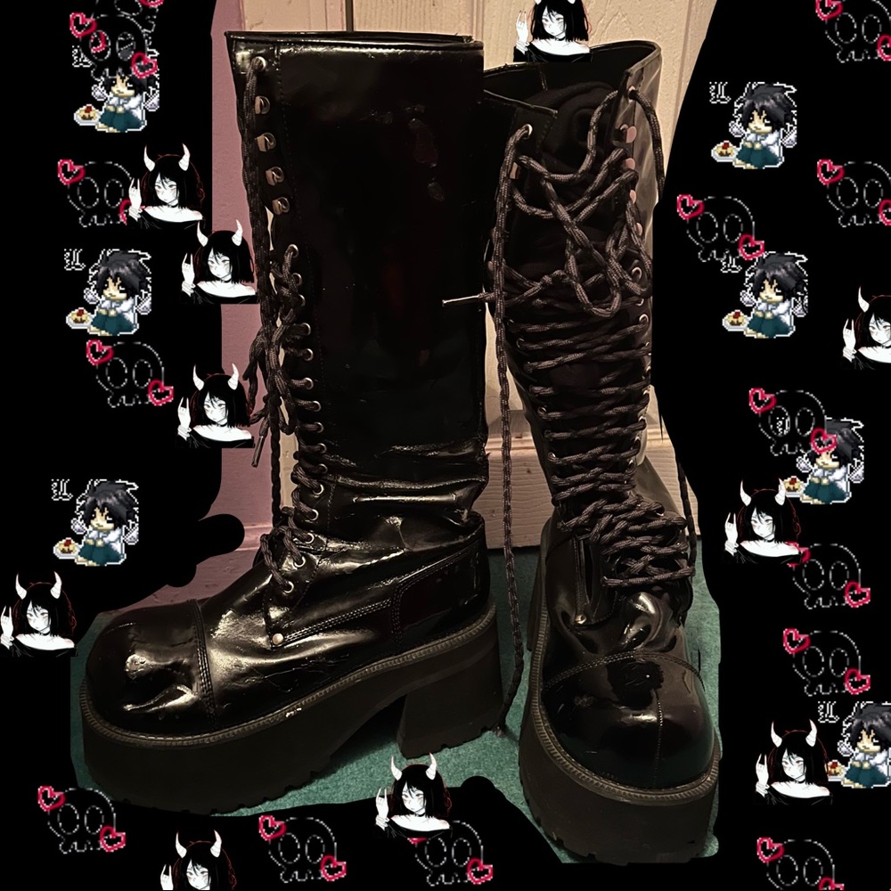 Vintage Morbid Threads boots